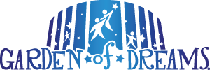 Garden of Dreams Foundation nonprofit organization's logo in blue